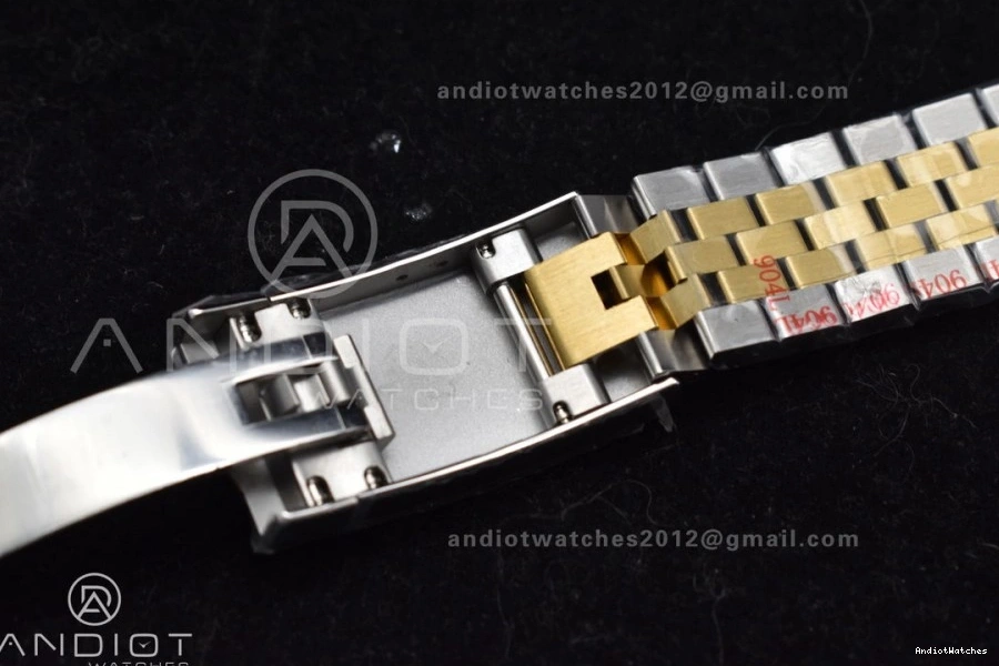 SS Best Noob A23J Skydweller On SS YG White Bracelet 1113 Edition EasyCare YG Dial 1202